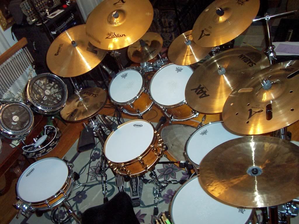 Show your cymbal set ups!